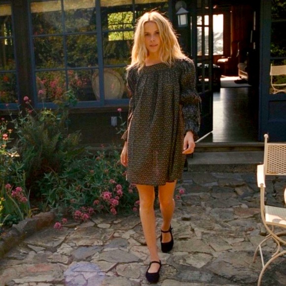 NWT Doen Buttercup Dress - Black Winter Ditsy - Picture 2 of 8